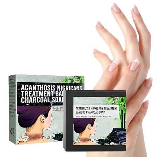 Bploar Bamboo Charcoal Soap Sapone Fatto a Mano Al Carbone Di Bambù, Sapone Al Carbone Di Bambù, Sapone Nero, Pulizia Del Corpo, Precipitazione Di Melanina Schiarente Nelle Ascelle E Nelle Articolazioni