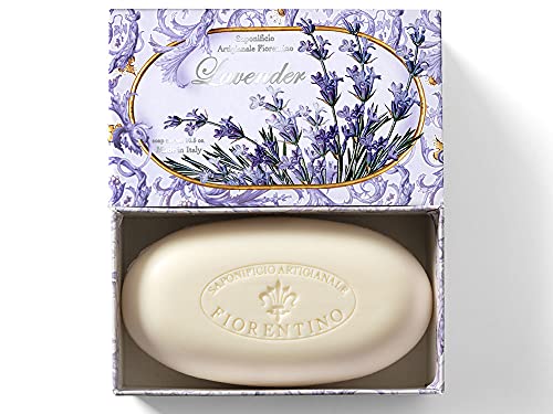 Saponificio Artigianale Fiorentino , Lavender, sapone solido per le mani, 300 g