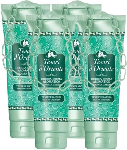 Generic Tesori D'Oriente Doccia Crema Aromatico Tè Verde Matcha 250ml (4 Doccia Crema)