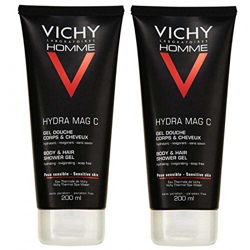 Vichy Homme MAG-C Invigorating Moisturising Shower Gel 2 x 200ml by Vicco