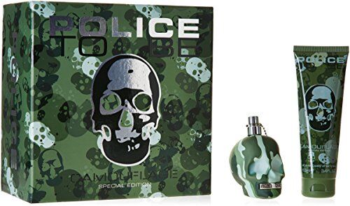 Police Polizia to be Cofanetto mimetico per uomo – Profumo 75 ml + Gel Doccia Capelli/Corpo 100 ml