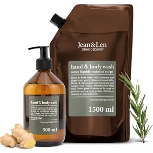 Jean & Len - Hand & Body Wash - Rosmarino e zenzero - 500 ml Jean & Len - Hand & Body Wash - Rosmarino e zenzero - 500 ml