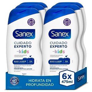 Gel doccia e shampoo per bambini Sanex 475 ml - Cura per bambini Gel doccia e shampoo per bambini Sanex 475 ml - Cura per bambini