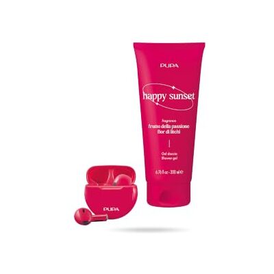 Pupa Gel Doccia Happy Sunset Limone e Pepe Rosa con Cuffiette Wireless Kit Docciaschiuma Frizzante + Cuffiette Wireless, Ideale per Accogliere la Sera, Idea Regalo (Limone e Pepe Rosa, 200ml) Pupa Gel Doccia Happy Sunset Limone e Pepe Rosa con Cuffiette Wireless Kit Docciaschiuma Frizzante + Cuffiette Wireless, Ideale per Accogliere la Sera, Idea Regalo (Limone e Pepe Rosa, 200ml)