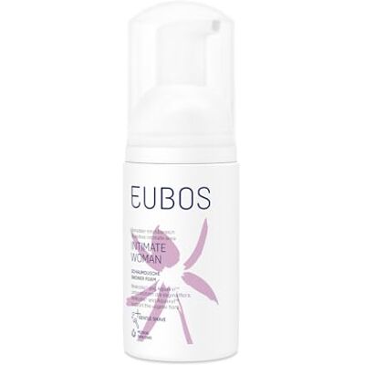 EUBOS Intimate Woman Doccia in schiuma 100 ml Doccia in schiuma delicata per le zone intime femminili Non profumata Supporta il pH naturale EUBOS Intimate Woman Doccia in schiuma 100 ml Doccia in schiuma delicata per le zone intime femminili Non profumata Supporta il pH naturale
