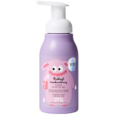 Yope Sapone Mani in Schiuma per Bambini, Ipoallergenico, con Probiotici ed Estratti di Frutta, 3+ Anni, Profumo Fragola Smoothie, 300 ml Yope Sapone Mani in Schiuma per Bambini, Ipoallergenico, con Probiotici ed Estratti di Frutta, 3+ Anni, Profumo Fragola Smoothie, 300 ml
