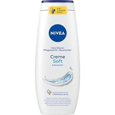 NIVEA Creme Soft Gel doccia idratante Sensazione di pelle sana, morbida e curata con vitamina C, E, oli naturali e pH neutro con profumo delicato tutti i tipi di pelle 650 ml NIVEA Creme Soft Gel doccia idratante Sensazione di pelle sana, morbida e curata con vitamina C, E, oli naturali e pH neutro con profumo delicato tutti i tipi di pelle 650 ml