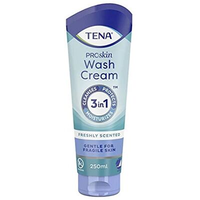 TENA - ProSkin Wash Cream - Crema - 250 ml - Crema lavante TENA - ProSkin Wash Cream - Crema - 250 ml - Crema lavante