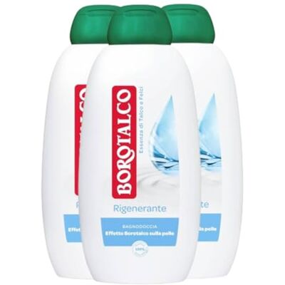 Borotalco Bagnodoccia Rigenerante Essenza Di Talco E Felci 450 Ml (3 Unità) Borotalco Bagnodoccia Rigenerante Essenza Di Talco E Felci 450 Ml (3 Unità)