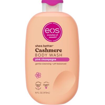 eos Cashmere Body Wash – Rosa Champagne Gel doccia idratante · Formula gel cremoso · Con burro di karitè · 473 ml (16 fl oz) eos Cashmere Body Wash – Rosa Champagne Gel doccia idratante · Formula gel cremoso · Con burro di karitè · 473 ml (16 fl oz)