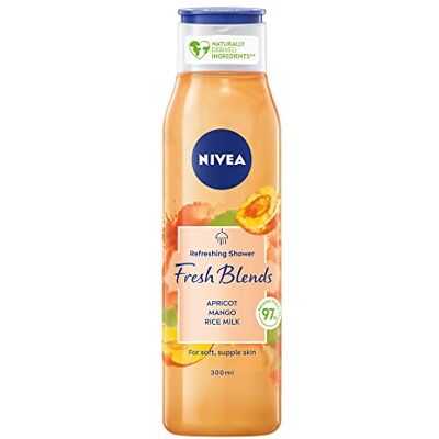 NIVEA , Gel doccia Fresh Blends con albicocca, mango e latte di riso, 300 ml NIVEA , Gel doccia Fresh Blends con albicocca, mango e latte di riso, 300 ml