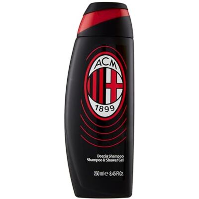 Naturaverde Football Team Milan Doccia Shampoo Detergente, 250ml Naturaverde Football Team Milan Doccia Shampoo Detergente, 250ml