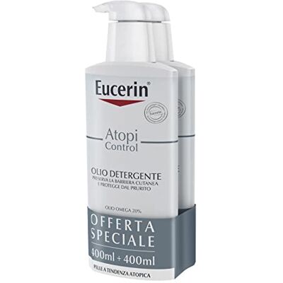 Eucerin Atopi Control Olio Detergente 20% Omega 2 x 400ml Eucerin Atopi Control Olio Detergente 20% Omega 2 x 400ml