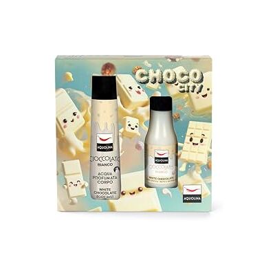 Aquolina Cofanetto Cioccolato Bianco Choco City Acqua Corpo 150 Ml + Bagno Doccia 125 Ml Aquolina Cofanetto Cioccolato Bianco Choco City Acqua Corpo 150 Ml + Bagno Doccia 125 Ml