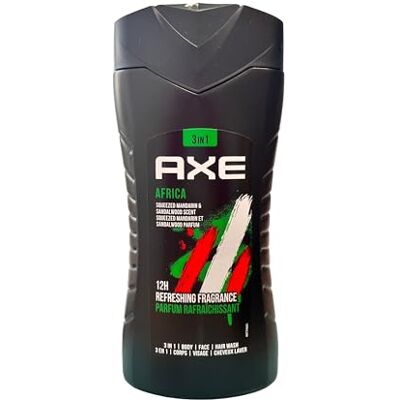 AXE Gel doccia "Africa" 3 in 1-12 ore, 250 ml AXE Gel doccia "Africa" 3 in 1-12 ore, 250 ml