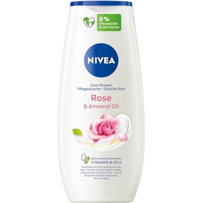 NIVEA Doccia doccia Rose e olio di allmond, 250 ml NIVEA Doccia doccia Rose e olio di allmond, 250 ml