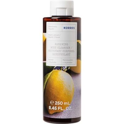 KORRES Basil Lemon Gel doccia rivitalizzante, con aloe vera attiva, con un delizioso profumo di basilico fresco e un frizzante accordo di agrumi, vegano, privo di silicone e parabeni, 250 ml KORRES Basil Lemon Gel doccia rivitalizzante, con aloe vera attiva, con un delizioso profumo di basilico fresco e un frizzante accordo di agrumi, vegano, privo di silicone e parabeni, 250 ml