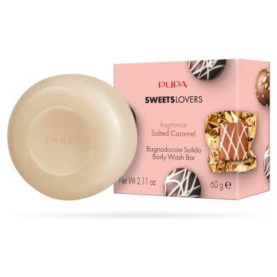 Pupa Sweets Lovers Bagnodoccia Solido Fragrance Salted Caramel, 60 gr Pupa Sweets Lovers Bagnodoccia Solido Fragrance Salted Caramel, 60 gr