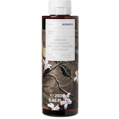 KORRES JASMINE Gel doccia rivitalizzante con aloe vera attiva, con un delizioso profumo floreale di gelsomino delicato, dermatologicamente testato, vegano, senza silicone e parabeni, 250 ml KORRES JASMINE Gel doccia rivitalizzante con aloe vera attiva, con un delizioso profumo floreale di gelsomino delicato, dermatologicamente testato, vegano, senza silicone e parabeni, 250 ml