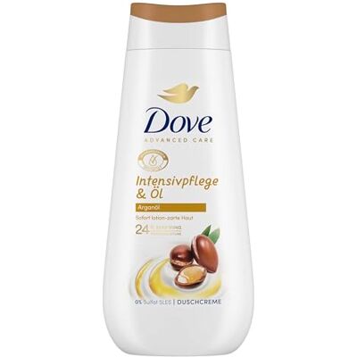 Dove Advanced Care crema doccia nutriente cura intensiva e olio 225 ml Dove Advanced Care crema doccia nutriente cura intensiva e olio 225 ml