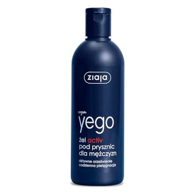 Ziaja , gel doccia Yego Active per uomo, flacone da 300 ml (etichetta in lingua italiana non garantita) Ziaja , gel doccia Yego Active per uomo, flacone da 300 ml (etichetta in lingua italiana non garantita)