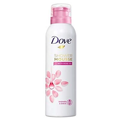 Dove Doccia schiuma, olio di rosa, nutre e nutre la pelle, confezione da 6 (6 x 200 ml) Dove Doccia schiuma, olio di rosa, nutre e nutre la pelle, confezione da 6 (6 x 200 ml)