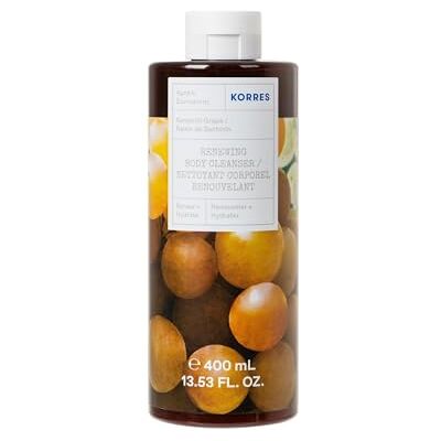 KORRES SANTORINI GRAPE Gel doccia rivitalizzante, dermatologicamente testato, con aloe vera attiva, fragranza fruttata di uva, senza siliconi e parabeni, vegano, in formato XL da 400ml KORRES SANTORINI GRAPE Gel doccia rivitalizzante, dermatologicamente testato, con aloe vera attiva, fragranza fruttata di uva, senza siliconi e parabeni, vegano, in formato XL da 400ml