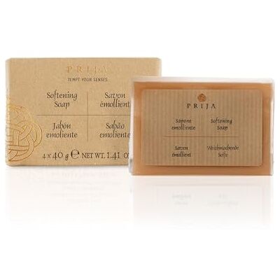 Prija Set Regalo Sapone Solido con Glicerina Vegetale Effetto Emolliente (Contiene 4 Saponi Solidi da 40g) Prija Set Regalo Sapone Solido con Glicerina Vegetale Effetto Emolliente (Contiene 4 Saponi Solidi da 40g)