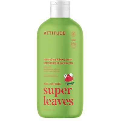 ATTITUDE Shampoo and Body Wash for Kids, EWG Verified Hair and Body Cleanser, Dermatologically Tested Soap, Plant and Mineral Based Bath Products, Vegan, Watermelon and Coco, 473 mL ATTITUDE Shampoo and Body Wash for Kids, EWG Verified Hair and Body Cleanser, Dermatologically Tested Soap, Plant and Mineral Based Bath Products, Vegan, Watermelon and Coco, 473 mL