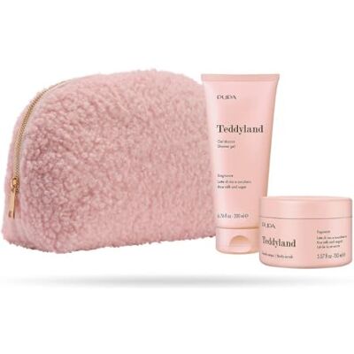 Pupa Teddyland Kit 1 Gel Doccia 200ml & Scrub Corpo Profumato 150ml (Latte di Riso e Zucchero) Pupa Teddyland Kit 1 Gel Doccia 200ml & Scrub Corpo Profumato 150ml (Latte di Riso e Zucchero)