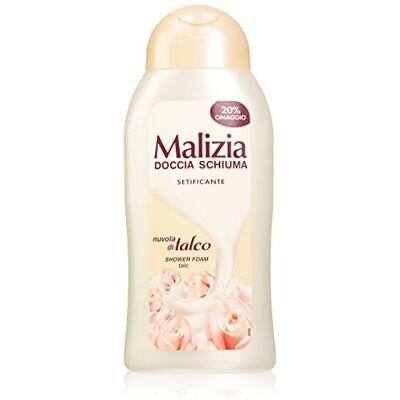 Malizia , Doccia Schiuma Nuvola di Talco , 250+50 ml Malizia , Doccia Schiuma Nuvola di Talco , 250+50 ml