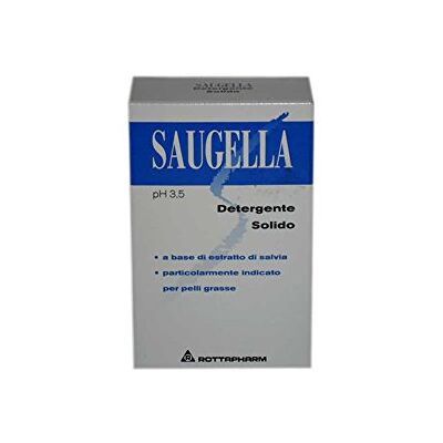 Saugella sapone detergente solido ph 3,5 100g Saugella sapone detergente solido ph 3,5 100g