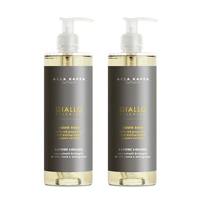 Prija thehotelery.de ACCA KAPPA Giallo Elicriso, sapone liquido da 380 ml, cosmetici per hotel, benessere e spa, shampoo per hotel, cosmetici a mano (2 x 380 ml) Prija thehotelery.de ACCA KAPPA Giallo Elicriso, sapone liquido da 380 ml, cosmetici per hotel, benessere e spa, shampoo per hotel, cosmetici a mano (2 x 380 ml)