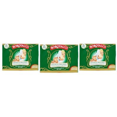 Borotalco Roberts 3х2 sapone per le mani, 200 g, con aloe vera Borotalco Roberts 3х2 sapone per le mani, 200 g, con aloe vera