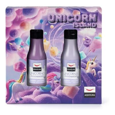 Aquolina Cofanetto Unicorno Zuccheroso Unicorn Island Bagno Doccia 125 Ml + Latte Corpo 125 Ml Aquolina Cofanetto Unicorno Zuccheroso Unicorn Island Bagno Doccia 125 Ml + Latte Corpo 125 Ml