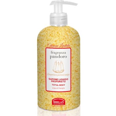 Helan Pandoro Sapone Liquido Profumato Total Body 500 ml Detergente Total Body con Acqua di Vaniglia, di Origine Vegetale senza SLS e SLES, Edizione Limitata, Made in Italy Helan Pandoro Sapone Liquido Profumato Total Body 500 ml Detergente Total Body con Acqua di Vaniglia, di Origine Vegetale senza SLS e SLES, Edizione Limitata, Made in Italy