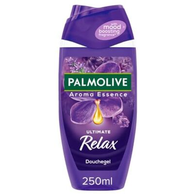 Palmolive Aroma Essence Ultimate Relax Shower Gel con estratti di lavanda e ylang ylang ylang 250 ml idratante Body Wash con oli essenziali per la pelle morbida e il rilassamento della fragrance Palmolive Aroma Essence Ultimate Relax Shower Gel con estratti di lavanda e ylang ylang ylang 250 ml idratante Body Wash con oli essenziali per la pelle morbida e il rilassamento della fragrance