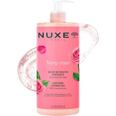 Nuxe Very Rose Gel Doccia Lenitivo, 750ml Nuxe Very Rose Gel Doccia Lenitivo, 750ml