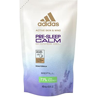 Adidas Active Skin & Mind, Pre-Sleep Calm Shower Gel Refill, Docciaschiuma Ricarica per Uomo e Donna, 400 ml Unisex Adidas Active Skin & Mind, Pre-Sleep Calm Shower Gel Refill, Docciaschiuma Ricarica per Uomo e Donna, 400 ml Unisex