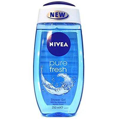 NIVEA Gel doccia da donna "Pure Fresh", 6 flaconi da 250 ml ciascuno (etichetta in lingua italiana non garantita) NIVEA Gel doccia da donna "Pure Fresh", 6 flaconi da 250 ml ciascuno (etichetta in lingua italiana non garantita)