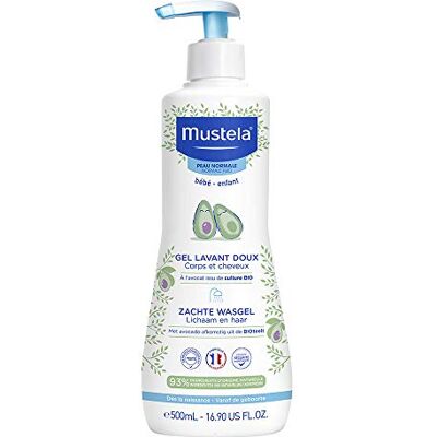 Mustela Bébé Gentle Cleansing Gel Hair And Body 500 Ml Mustela Bébé Gentle Cleansing Gel Hair And Body 500 Ml