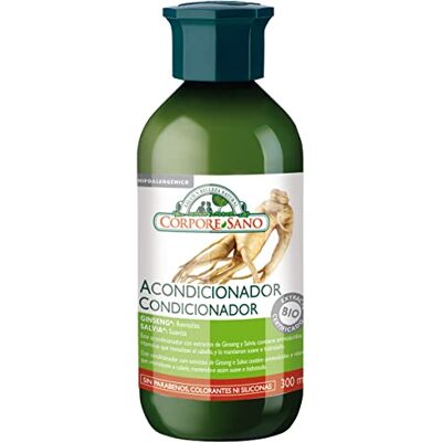 Corpore Sano Corpore Acondicionador Ginseng Y Salvia, per una routine capelli curata, 300ml Corpore Sano Corpore Acondicionador Ginseng Y Salvia, per una routine capelli curata, 300ml