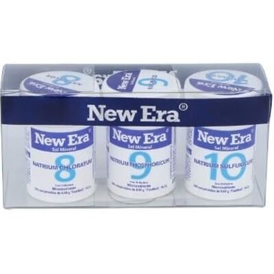 New Era Sali del metabolismo Schussler trio 8+9+10 - Integratore alimentare New Era Sali del metabolismo Schussler trio 8+9+10 - Integratore alimentare