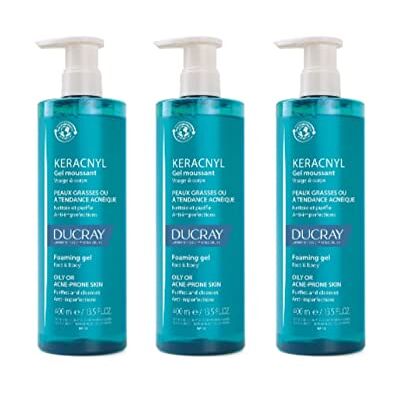 Ducray 3X KERACNYL Gel Detergente Viso e Corpo da 400ml CONTRASTA L'ACNE Ducray 3X KERACNYL Gel Detergente Viso e Corpo da 400ml CONTRASTA L'ACNE