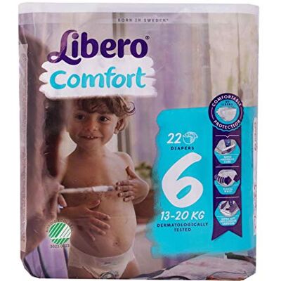 Libero Modello 6 Pannolini Traspiranti - Pannolini Libero Modello 6 Pannolini Traspiranti - Pannolini