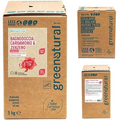 Greenatural BAG 5 Kg Bagnodoccia CARDAMOMO & ZENZERO ecobio Greenatural BAG 5 Kg Bagnodoccia CARDAMOMO & ZENZERO ecobio