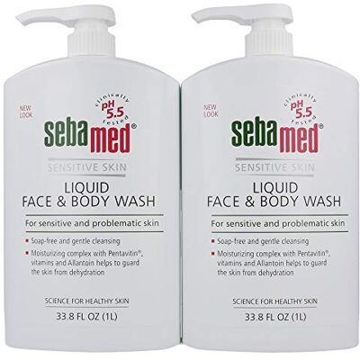 Sebamed Detergente liquido viso e corpo, per pelli sensibili, flacone da 33,8 once fluide (confezione da 2) Sebamed Detergente liquido viso e corpo, per pelli sensibili, flacone da 33,8 once fluide (confezione da 2)