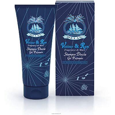 Helan Vetiver & Rum Shampoo doccia profumato da uomo, 200 ml Helan Vetiver & Rum Shampoo doccia profumato da uomo, 200 ml