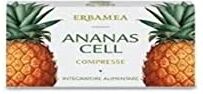 Erbamea Ananas Cell, Centella, Betulla per Cellulite e Ritenzione Idrica, Multicolore, 36 Compresse