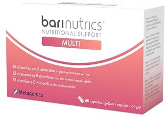 Metagenics BariNutrics Multi Fornisce l’Apporto Giornaliero di Vitamine e Minerali Necessario per Restare in Forma 60 Capsule